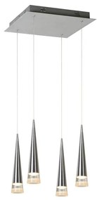 Lucide 36416/19/12 - LED Luster na lanku REIKO 4xLED/5W/230V