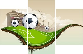 Obraz - Futbalové ihrisko (90x60 cm)
