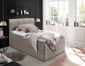 XXXLutz BOXSPRINGOVÁ POSTEĽ, 120/200 cm bahenná hnedá MID.YOU - Postele - 002220016603