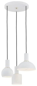 Argon 1468 - Luster na lanku SINES 3xE27/15W/230V biela