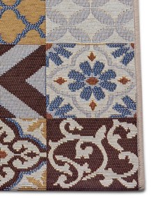 Hanse Home Collection koberce Behúň Cappuccino 105881 Mosaik Brown Multicolored - 75x150 cm