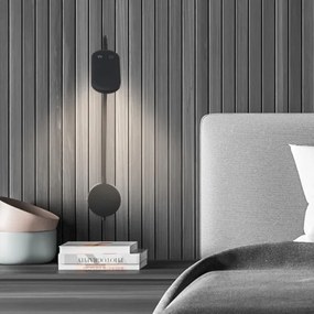 Briloner 2177015 - LED Stmievateľná flexibilná nástenná lampa LED/6W/230V čierna