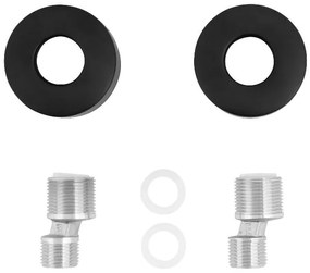 Livarno home Sprchová/Vaňová batéria s termostatom (sprchová batéria, čierna)  (100393709)