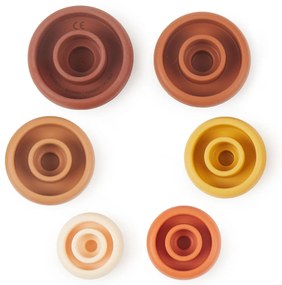 Bieco - Silikónová stohovacia veža - Chocolate Bliss