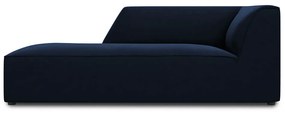 Leňoška buro ľavá 181 cm velvet modrá MUZZA
