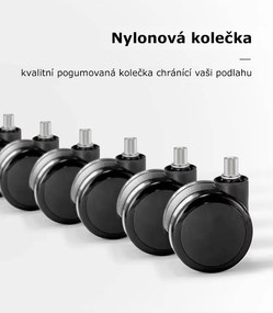 Kancelárska ergonomická stolička Neoseat FLEX PRO — čierna, nosnosť 150 kg