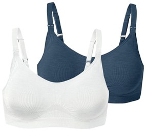 Bezšvové podprsenky na dojčenie, 2 ks