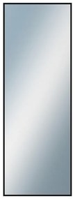 DANTIK - Zrkadlo v rámu, rozmer s rámom 50x140 cm z lišty Hliník čierna lesklá (7269016)