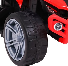 Ramiz Štvorkolka Little Monster na batérie pre najmenších červená + pohon 25W