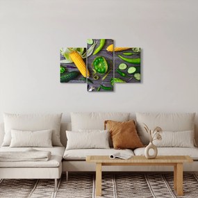 Obraz so zeleninou (90x60 cm)