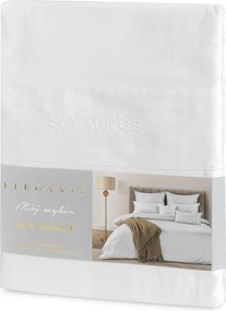 MAKOSATÉNOVÉ OBLIEČKY EVA MINGE ELEGANT1A 200X220 CM, 2 KS 70X80 CM BIELE