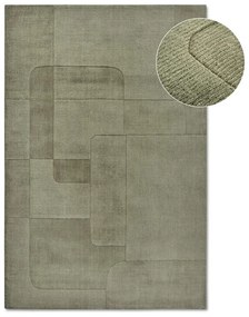 Zelený ručne tkaný vlnený koberec 120x170 cm Charlotte – Villeroy&amp;Boch
