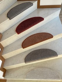 Vopi Nášľapy na schody Capri terra polkruh, samolepiaci - 28x65 polkruh (rozmer vrátane ohybu)