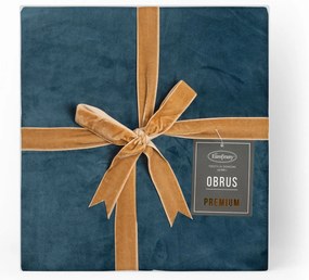 OBRUS VELVET 145X260 CM TMAVOMODRÝ