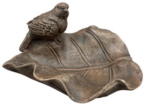 Napájadlo pre vtáky Kristopher, 9,5x16,8 cm, magnézium, hnedá