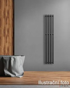 P.M.H. Pluto radiátor kombinovaný 150x38,5 cm antracit PL3851500A