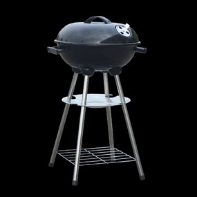 Gril na drevené uhlie s vekom 35 x 39 x 63 cm *5238