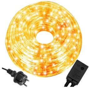 Bestent Svetelná reťaz - svetelný had 10m 240 LED 8 programov Teplá biela