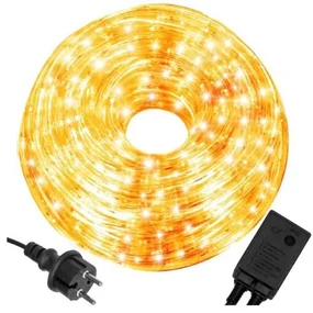 Bestent Svetelná reťaz - svetelný had 10m 240 LED 8 programov Teplá biela