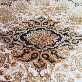 Koberec Exkluzívny Qum Silk 02 modrý