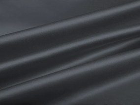 Biante Saténový oválny obrus polyesterový Satén LUX-L049 Antracitovo sivý 50x100 cm