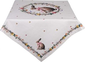 Obrus zajac s kvetmi Easter Whispers Collection - 100*100 cm