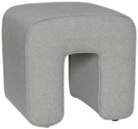 Sivý taburet Sculpture – Hübsch