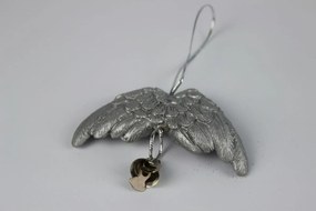 Strieborné závesné krídla 4 ks