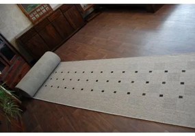 Behúň SIZAL FLOORLUX model 20079 strieborná / čierna Veľkosť: 200 cm