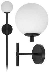 Toolight - Moderné nástenné svietidlo 90cm APP581-1W 1xE27 60W, čierna, OSW-08761