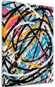 Obraz na plátne Farebný Chaos - Moderný Abstrakt