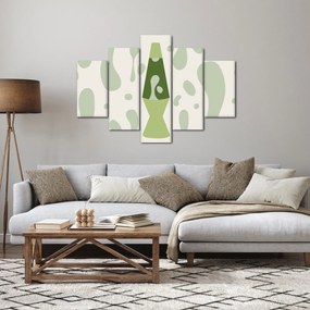 Obraz - Hippies, lávová lampa (150x105 cm)