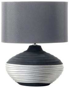 Sivá pracovná stolná lampa LIMA Beliani