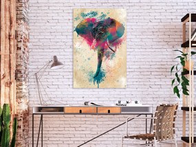 Artgeist Obraz - Elephant Trunk (1 Part) Vertical Veľkosť: 80x120, Verzia: Premium Print