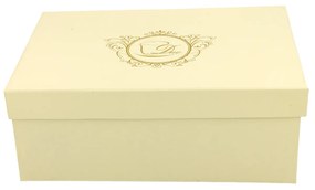 Porcelánová šálka na nohe s podšálkou Ecru Butterflies 125 ml sada 2ks