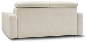 Krémová rozkladacia pohovka 215 cm Monaco – Bobochic Paris