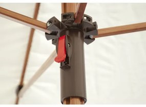 Doppler Gastro Magic Junior Alu Wood 2 x 2 m - slnečník - 2. akosť (S248)