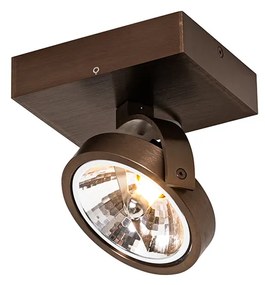 Dizajnové bodové svetlo tmavo bronzové otočné a naklápateľné - Go