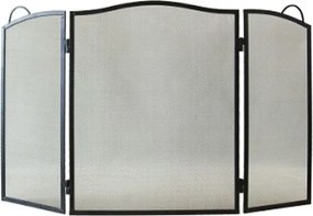 Zástena FS1, čierna, clona ku krbu (v: 60 x š: 95 cm,)
