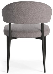 IRIS Svetlosivá Taupe (látka Basel 34) - MODERNÁ ČALÚNENÁ STOLIČKA DO OBÝVAČKY/JEDÁLNE LOFT