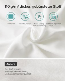 Vankúš 80 x 80 cm, náplň 1500 g, s úložným vakom, biely