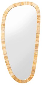 Bora nástenné zrkadlo béžové 43x93 cm
