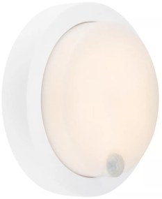 Brilo - LED nabíjateľné vonkajšie nástenné svietidlo s pohybovým senzorom LED/4W/5V 4400 mAh IP44 biele