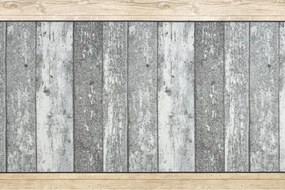 Protišmykový behúň DESKI sivý - Výpredaj