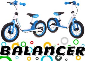 Ramiz Detské odrážadlo SporTrike Balancer modré - prvý bicykel na učenie jazdy