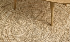 Diamond Carpets India, Ručne viazaný kusový koberec Mira J 16 Natural kruh, 300x300 (priemer) kruh, béžová, chodba / predsieň