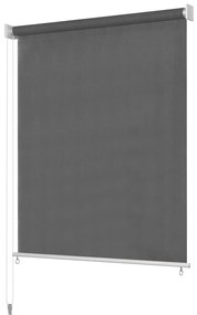 vidaXL Vonkajšia zatemňovacia roleta 350x140 cm antracitová