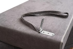 AKCIA Svetlosivá rohová sedacia súprava ORANGE, obojstranná II. akosť