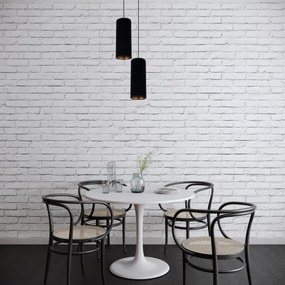 Luster na lanku AVALO 2xE27/60W/230V pr. 20 cm čierna