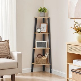 Rohová polica TAYLOR ARTISAN 4 police, 125x34cm